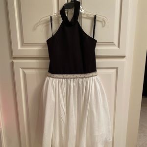 Beautiful Sherri Hill black and white dress